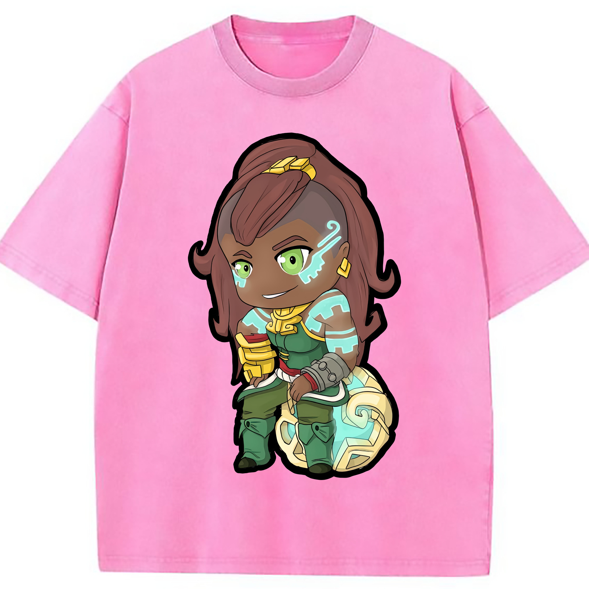 （画像用） リーグ・オブ・レジェンド League of Legends LOL 綿100% ヴィンテージ風 半袖Tシャツ（フロントプリント）